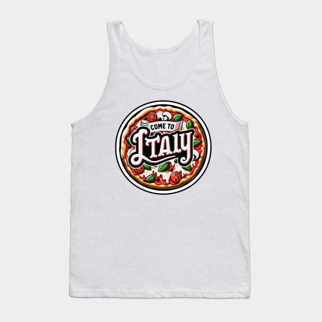 Delicious Italy - Pizza in Italy Tank Top by POD24